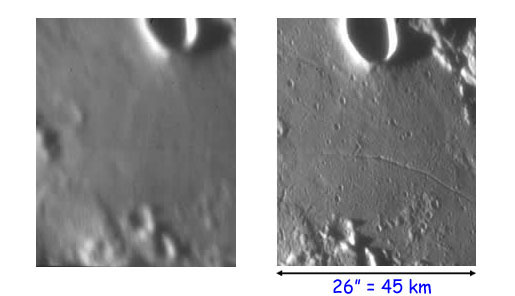 Mondbeobachtung mit NACO